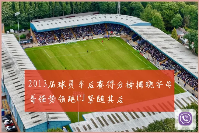 2013届球员季后赛得分榜揭晓字母哥强势领跑CJ紧随其后